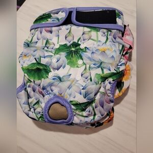 Grecle floral doggy reusable diapers xl set of 3